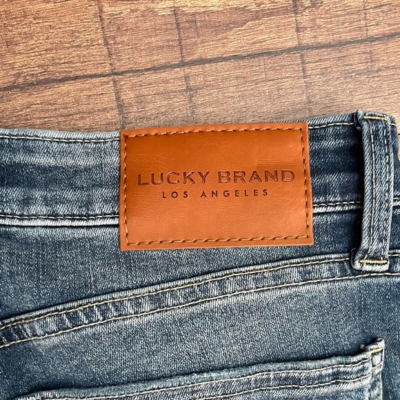 Lucky brand Womens low rise crop Lolita jeans Sz 6/28 button/zip - Picture 6 of 7